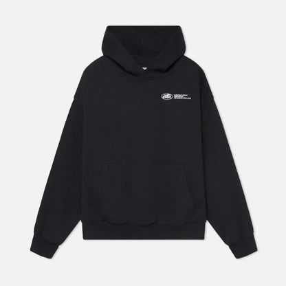 Cuddly autumn hoodie with back print – Love