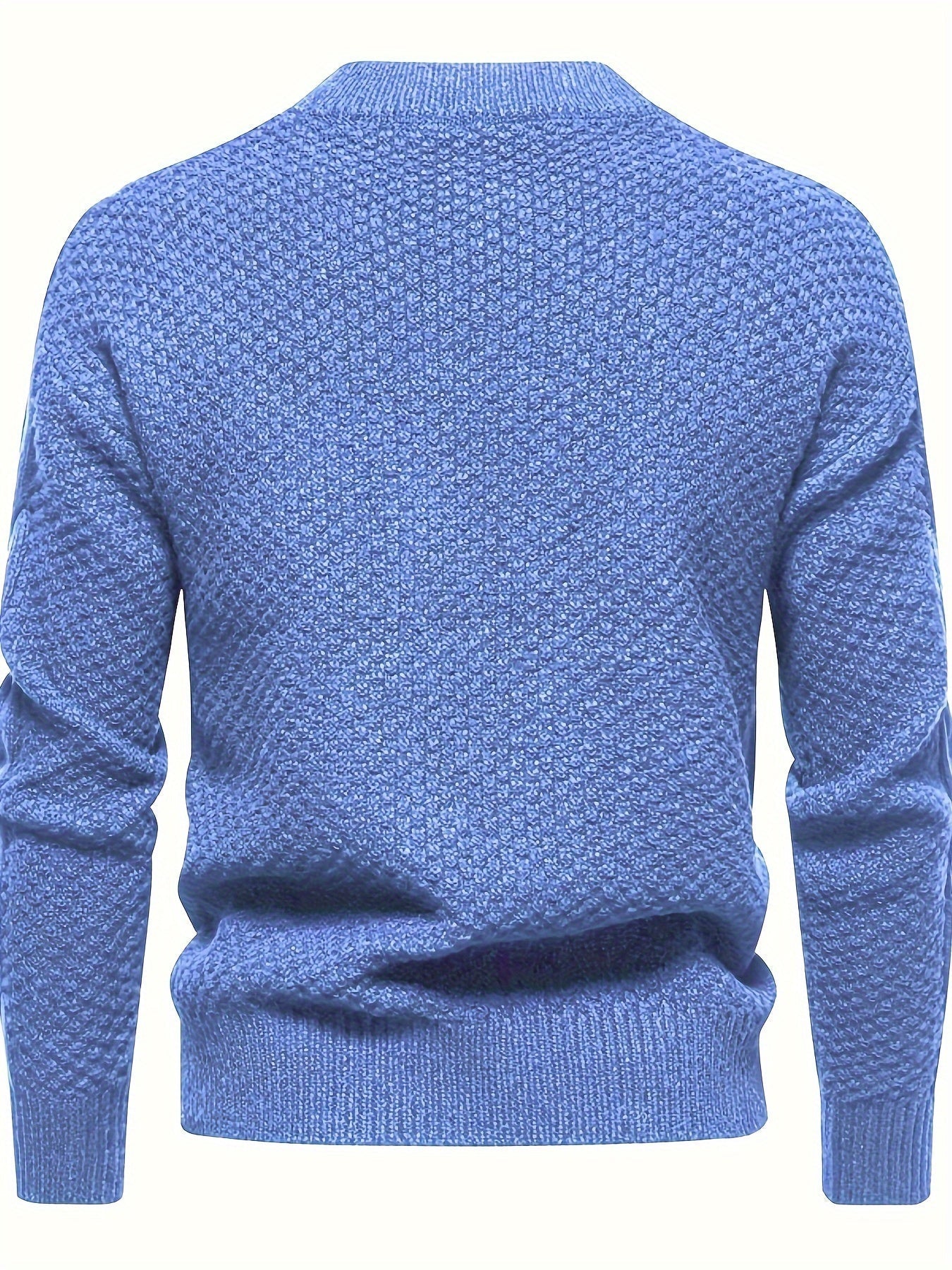 Plain Knitted Jumper for Men - Theo-Black-XS-Nora Luxe