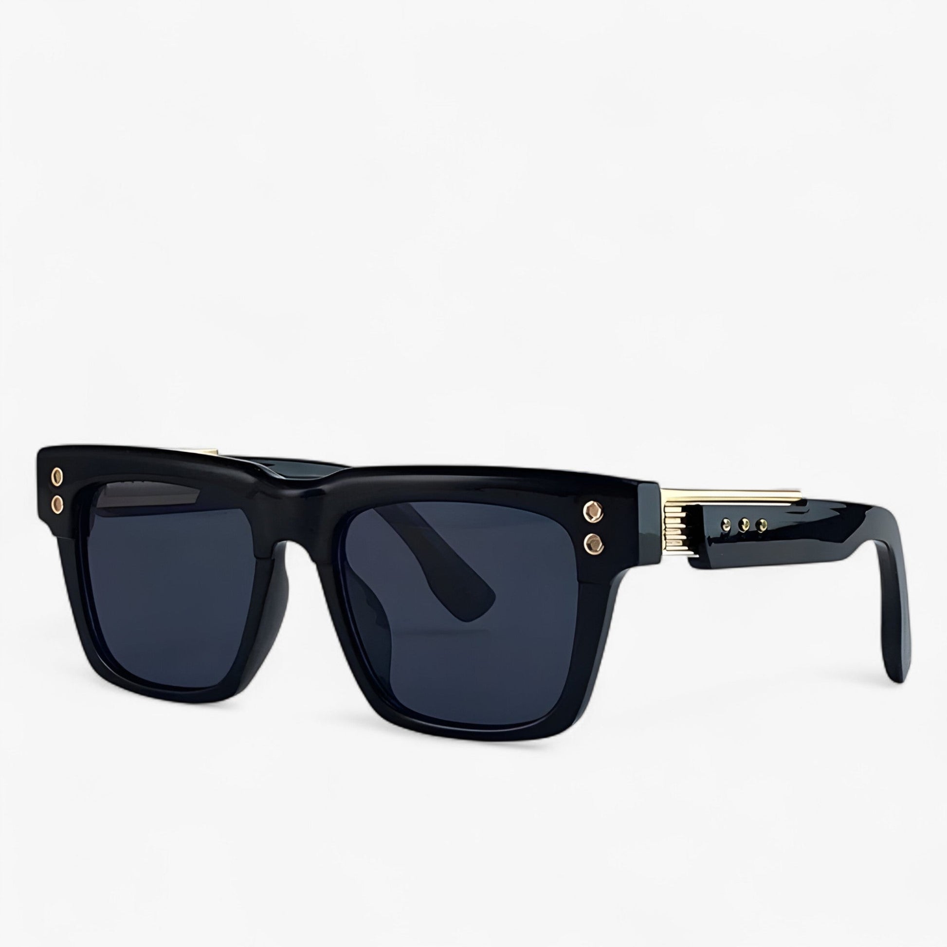 Polarised Steampunk Sunglasses – Axior-Black-Nora Luxe