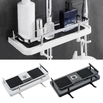 Pons-free Multifunctional Storage Rack - Clixor-White-The Livary