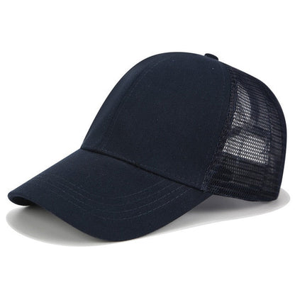 Ponytail Cap with Extra Opening – SkyShield-Black-Nora Luxe
