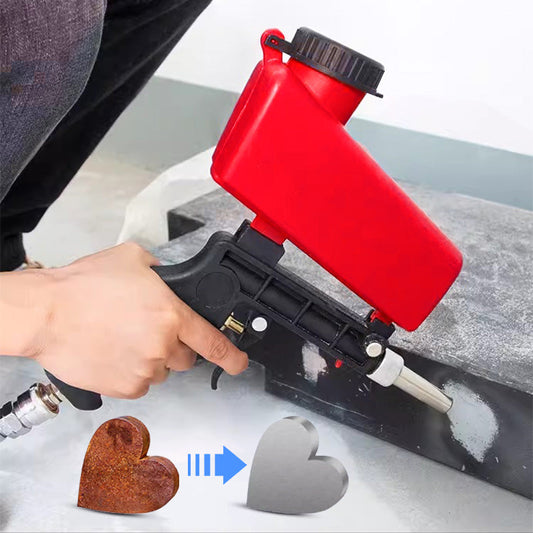 Portable handheld pneumatic sandblasting gun-Aluminium alloy sand blasting gun-Nora Luxe