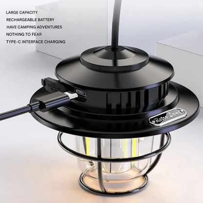 Portable LED Camping Lamp - VintaGlow-Nora Luxe