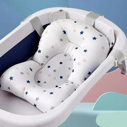 Portable Non-Slip Baby Bath Mat - SplashEase-White-Nora Luxe