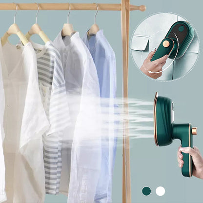 Portable Steam Iron - SteamEase-Green-The Livary