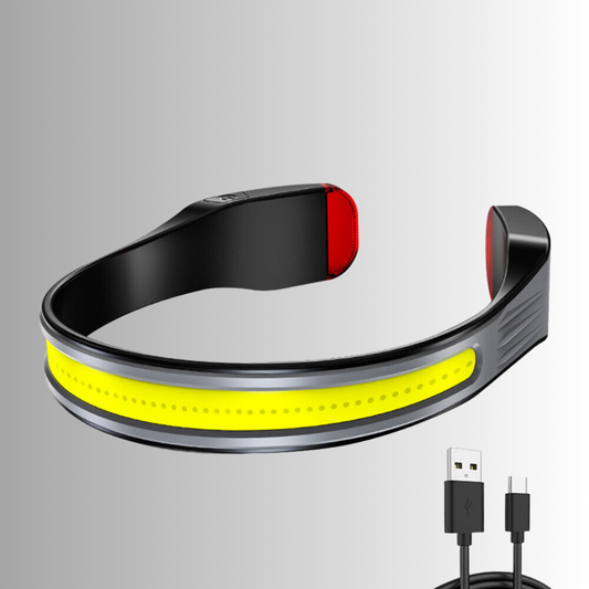 Powerful Headlamp with Wide-Angle LED - BrightBeam-Nora Luxe