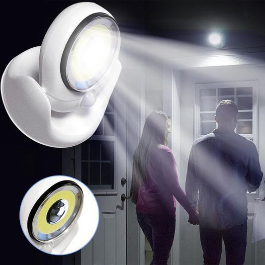 Powerful LED Lamp with Motion Sensor - GlowGuard-Nora Luxe