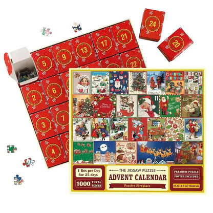 Puzzle Advent Calendar - FestivePuzzle-Nora Luxe
