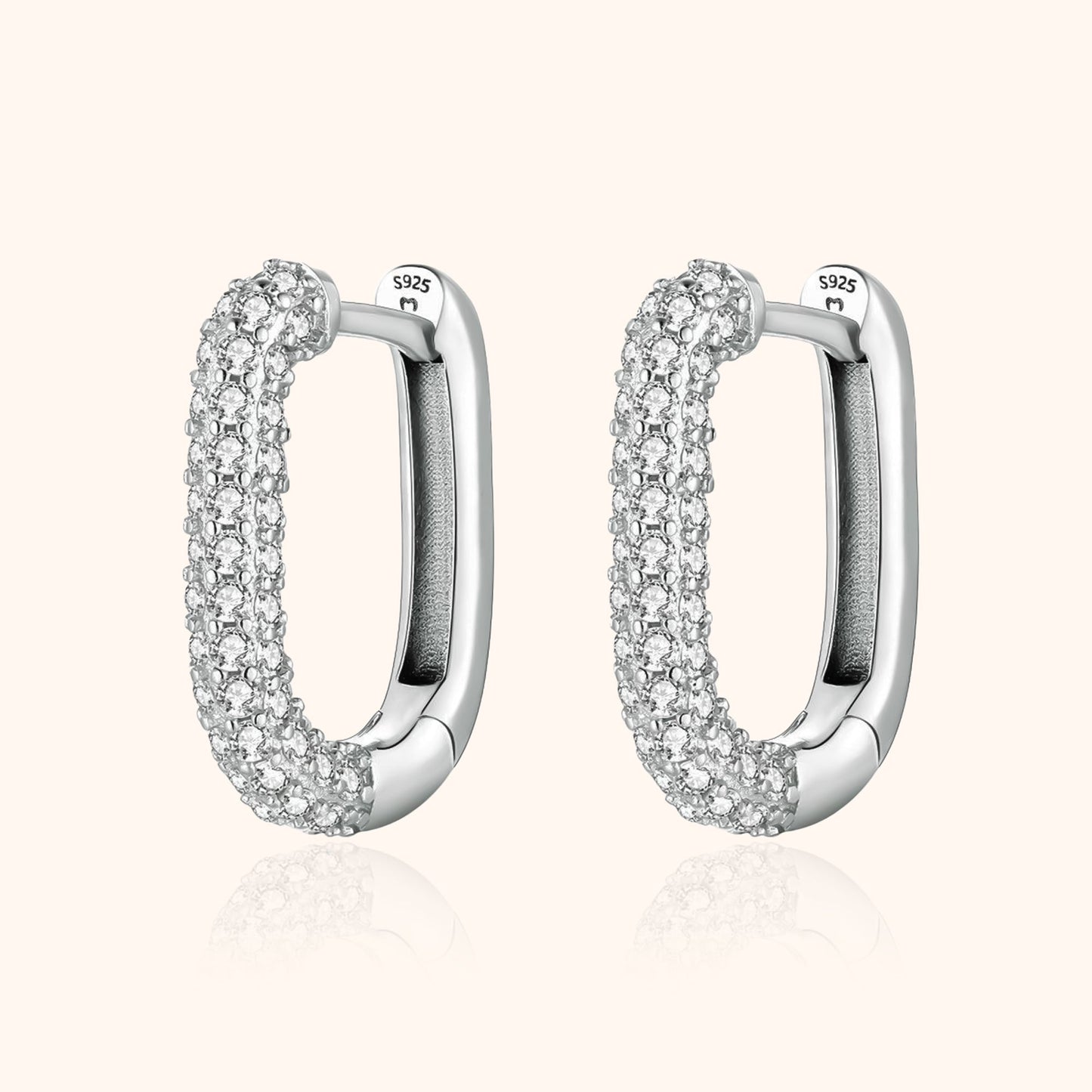 Radiant Earrings - Lucienne-Silver-Nora Luxe