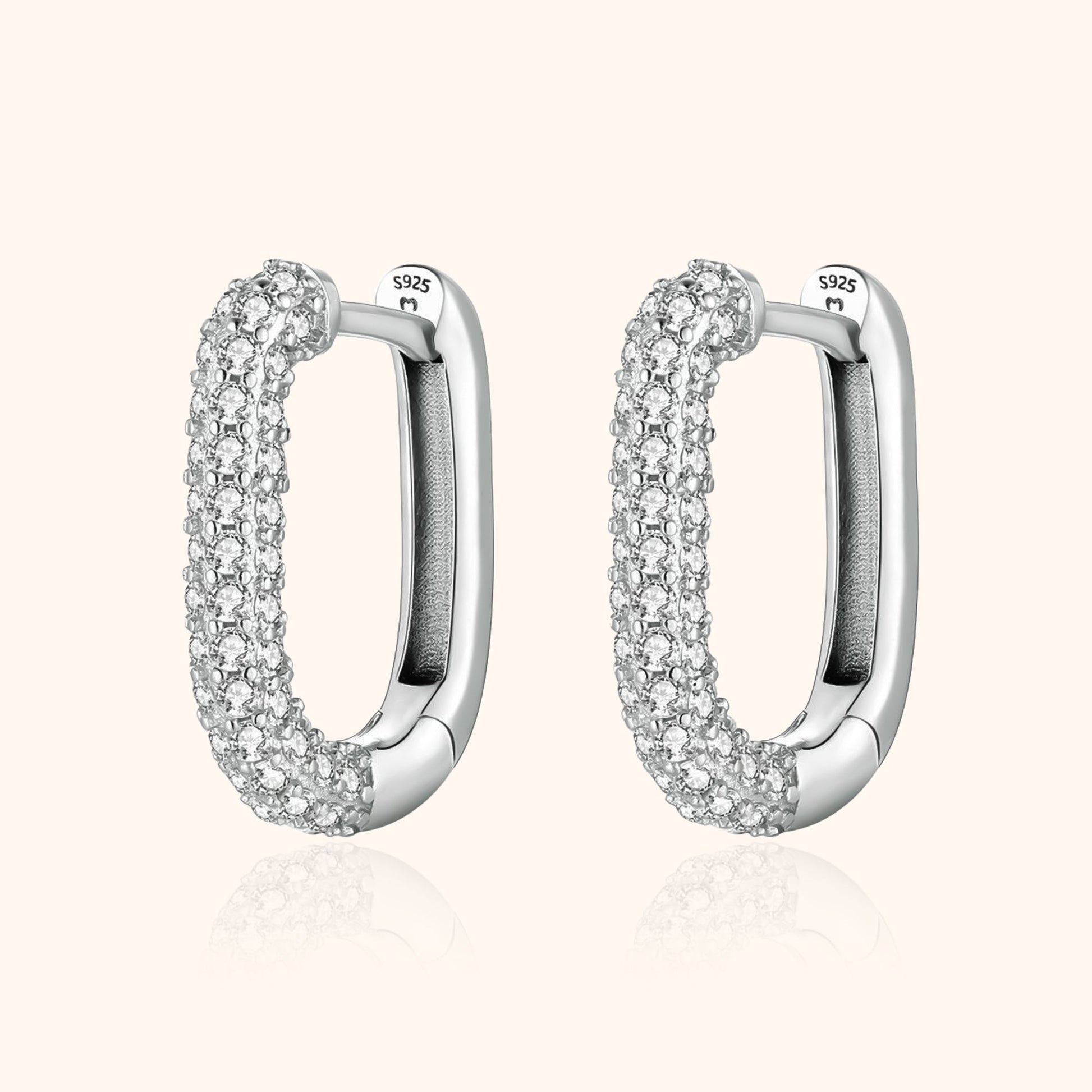 Radiant Earrings - Lucienne-Silver-Nora Luxe
