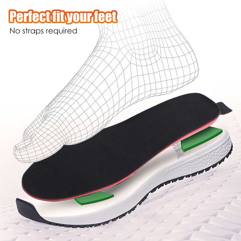 Rechargeable Heated Insoles - Aurora-6.5 - 8.0-Nora Luxe