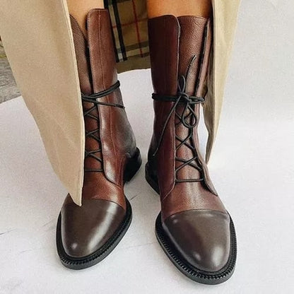 Refined High Boots for Women - Liana-Brown-2.5-Nora Luxe