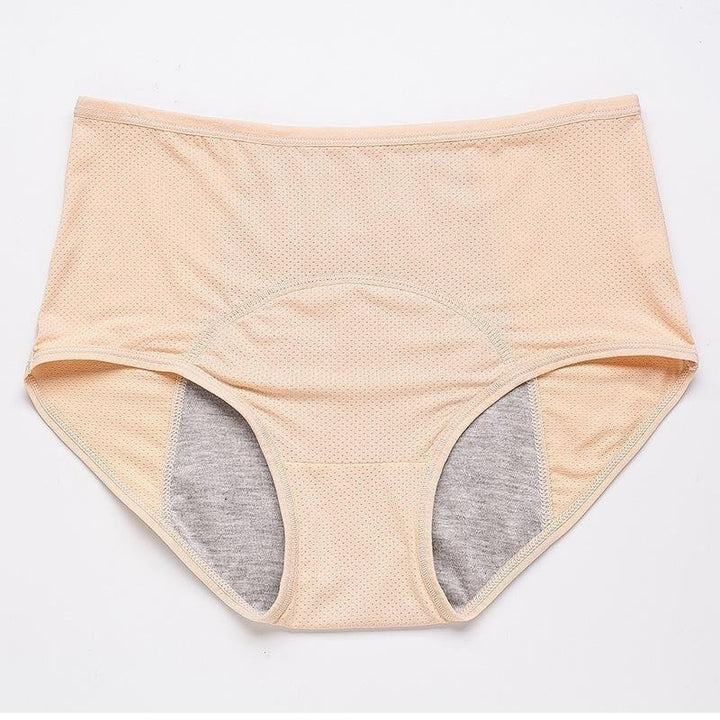 Reliable Menstrual Underwear for Daily Protection - Noor (1+1 FREE)-1+1 FREE (Beige)-S (28–30 inches)-Nora Luxe