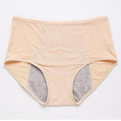 Reliable Menstrual Underwear for Daily Protection - Noor (1+1 FREE)-1+1 FREE (Beige)-S (28–30 inches)-Nora Luxe