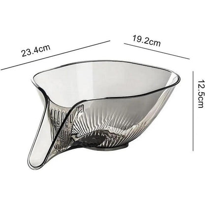 Removable Dish & Draining Basket - DrainEase-Grey-Nora Luxe