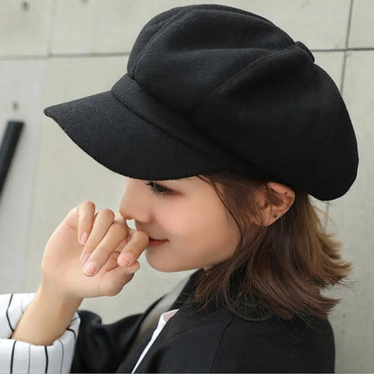 Retro Balloon Hat - Verna-Gray-Nora Luxe