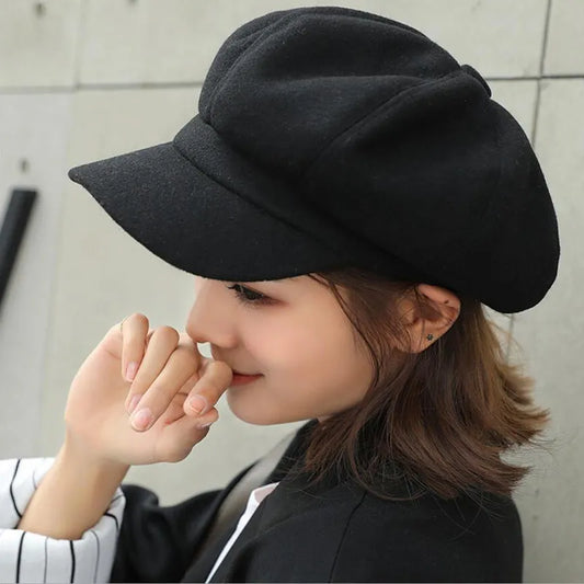 Retro Balloon Hat - Verna-Gray-Nora Luxe