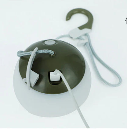 Retro Camping Lantern USB Rechargeable Light - CampGlow-Green-Nora Luxe