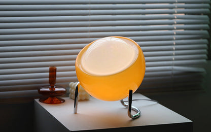 RETRO GLASS TABLE LAMP - ATMOSPHERIC NORDIC NIGHT LIGHTING-Nora Luxe