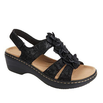 Retro summer sandals for women – Aurelia-Black-3-Nora Luxe