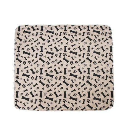 Reusable Plasma for Dogs - EcoPad-Coffee-Bone-Paw-15.7 5 x 23.62 inches-Nora Luxe