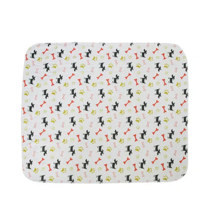 Reusable Plasma for Dogs - EcoPad-White-Dog-Bone-Paw-15.7 5 x 23.62 inches-Nora Luxe