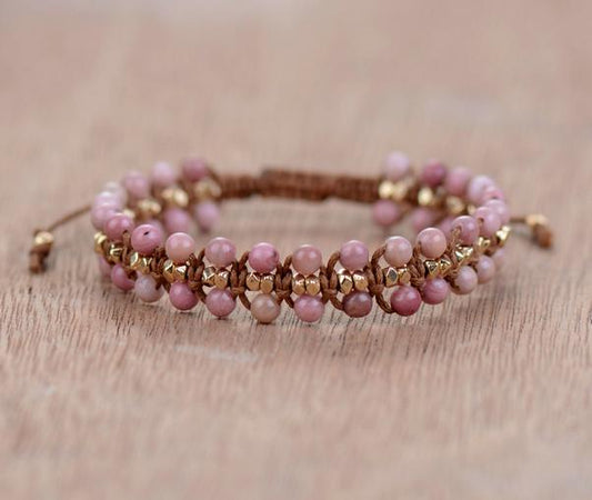 Rhodonite "Heart Energy" Bracelet - Amara-Nora Luxe