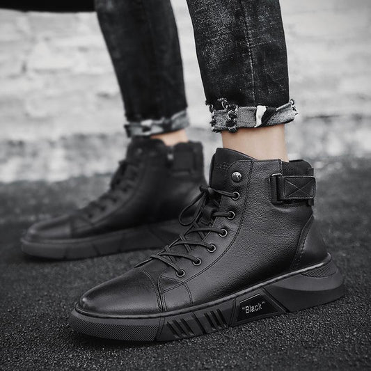 Robust Black Men's Shoes - Maxwell-6.5-Nora Luxe