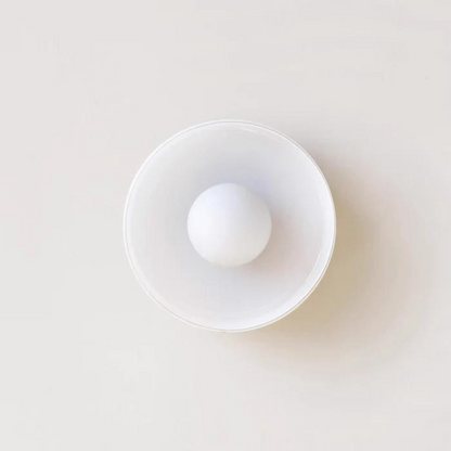 Round Ceiling Lamp with Stylish Functionality - LumiSphere-D9.82*H5.91 inches-Orange-Nora Luxe