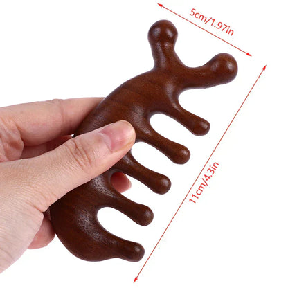 Sandalwood Massage Comb - CalmComb-Nora Luxe