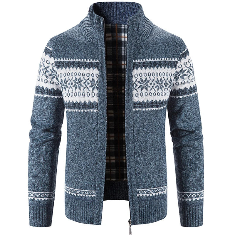 Scandinavian Vest for Men - NordicEdge-Blue Gray-M-Nora Luxe