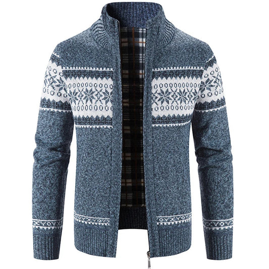 Scandinavian Vest for Men - NordicEdge-Blue Gray-M-Nora Luxe