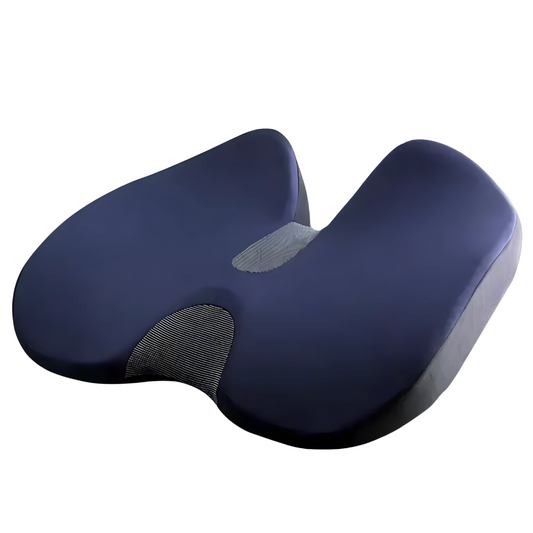 Seat cushion for office chairs - ErgoCushion-Blue-Nora Luxe