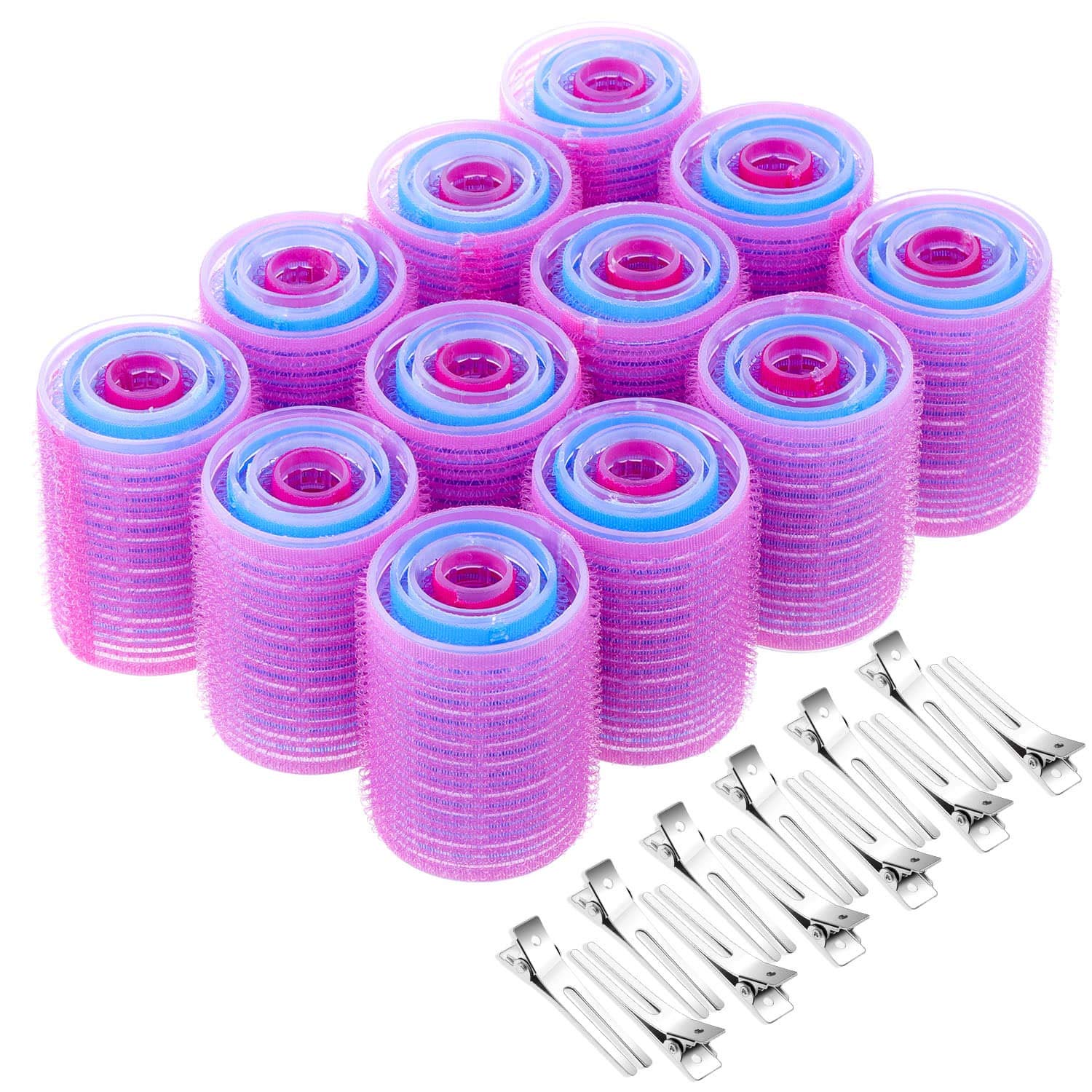 Self-adhesive Hair Rollers Set – Multicolored Curling Pins-Multicolored A-Nora Luxe