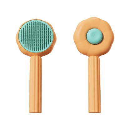 Self-Cleaning Cat Brush - PurrfectBrush-Orange-Nora Luxe