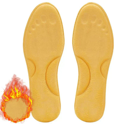 Self-Heating Thermal Insoles - HeatStep-B - Yellow-US 3.0-4.0-Nora Luxe