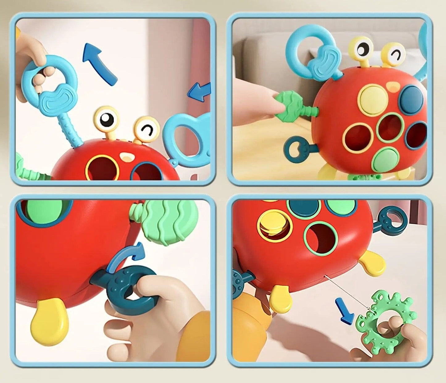 Sensory Motor Toy for Babies - KriebelKrab-Nora Luxe