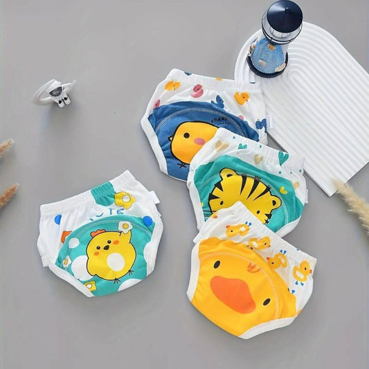 Set of 3 Baby Potty Training Pants - PottyPals-6-15 Months-Nora Luxe