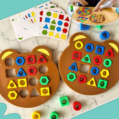 Shape and Colour Puzzle for Children - ShapeMatch-Nora Luxe