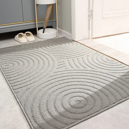 Shoe Scraper Doormat with Moroccan Design - Kasbana-Black 01-50cm x 80cm-The Livary