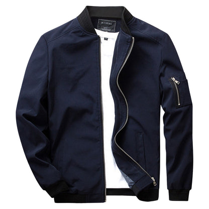 Short Summer Jacket for Men - Orion-Dark blue-M-Nora Luxe
