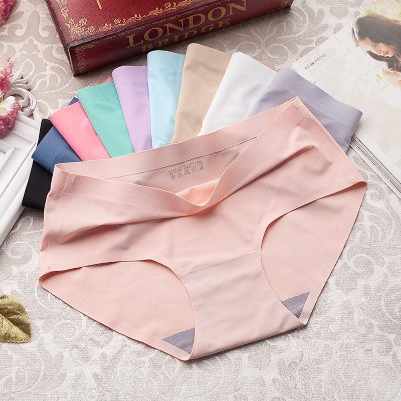 Silky Soft Seamless Underwear (Set of 5) - Livia-All colours-S-Nora Luxe
