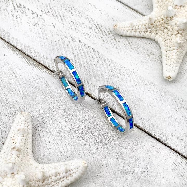 Silver Opal Ocean Ring - Finn-Nora Luxe