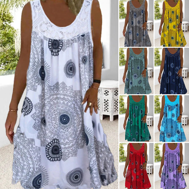 Sleeveless Summer Dress – Miranda | Airy & Comfortable-White-S-Nora Luxe