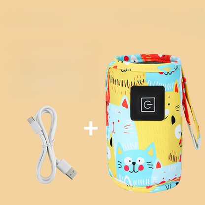 Smart and Portable Bottle Warmer - MilkWarmer Go-Yellow-Nora Luxe