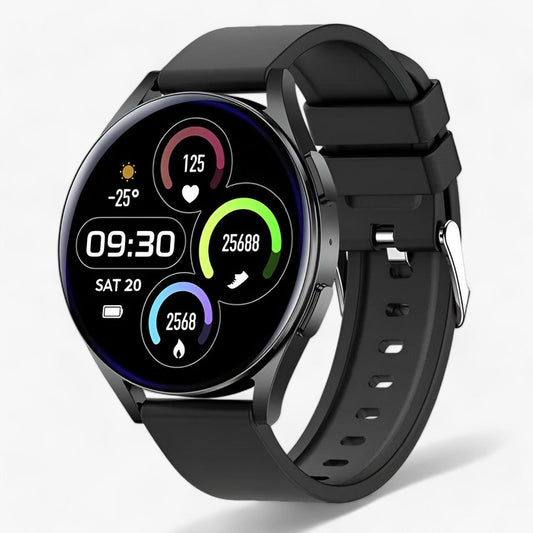 Smartwatch for Health and Style - Evelyne-Black-Nora Luxe