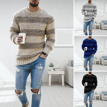 Soft and Comfortable Men's Sweater - Finn-Khaki-S-Nora Luxe