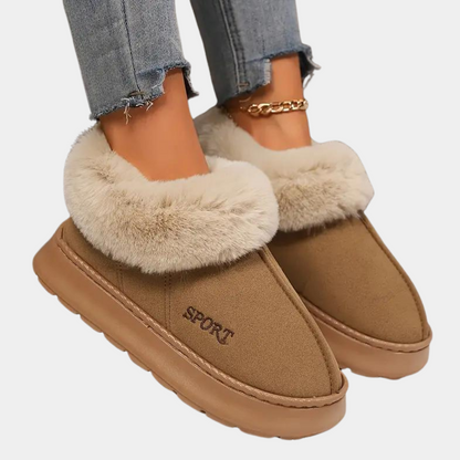 Soft and Warm Ladies Slippers - Nova-Black-3-Nora Luxe
