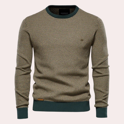 Soft and Warm Men's Sweater - Luca-Green-S-Nora Luxe