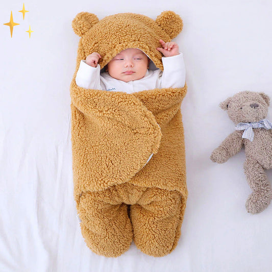 Soft Baby Sleep Bag - SnuggleNest-Brown-Nora Luxe